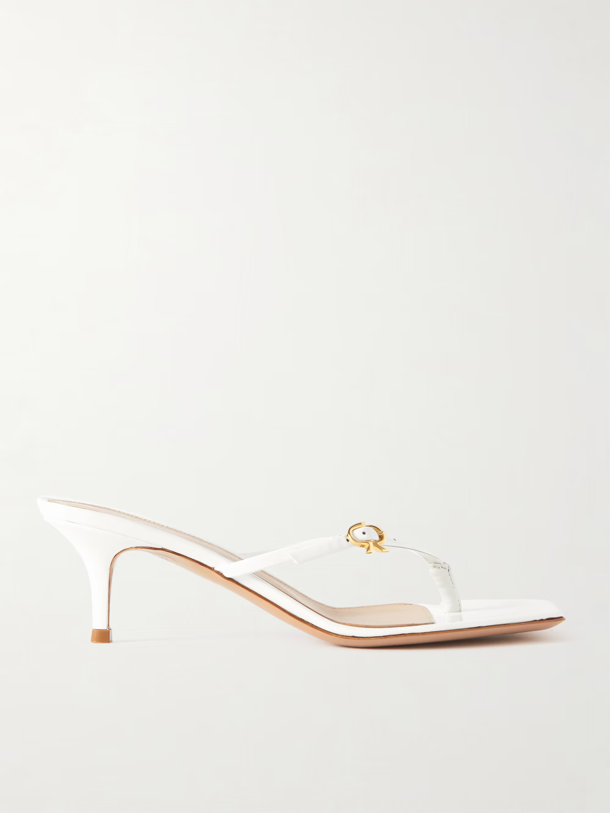 Vernice 55 buckled leather mules | NET-A-PORTER (US)