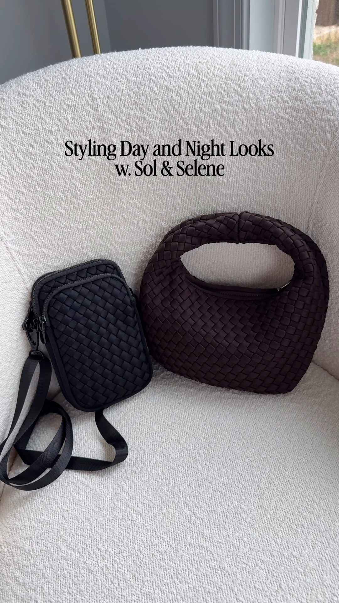 Love these two different woven bags, the black crossbody is the perfect one for daytime errands, and the chocolate brown clutch is so chic for evening  

@solandselene

#LTKOver40 #LTKPetite #LTKootd