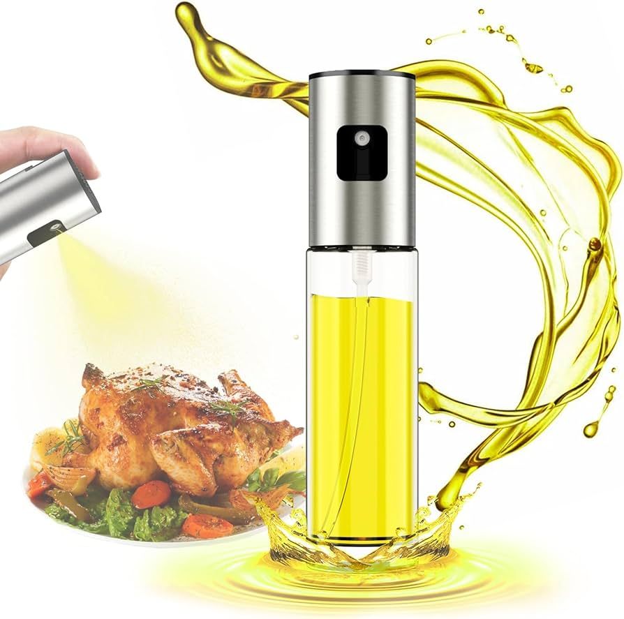 Oavostd Premium Olive Oil Sprayer for Cooking, 1 Pack Food-grade Olive Oil Spray Bottle with 304 ... | Amazon (US)