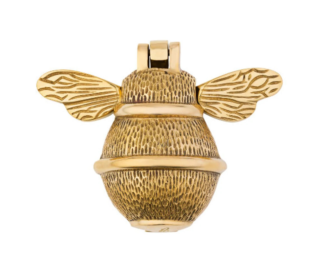 Bee Door Knocker for Front Door | Polished Solid Brass Knockers Strike Plate | UPVC Composite | B... | Etsy (US)
