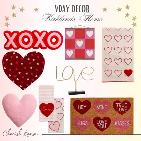 Some cute home decor picks from Kirklands for Valentines day! Linked a couple doormats, throws, and other decor items.

#LTKhome #LTKSeasonal #LTKfindsunder50