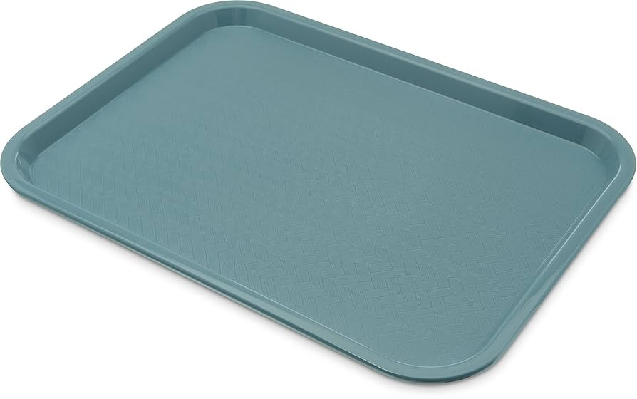 Carlisle FoodService Products Cafe Plastic Fast Food Tray, 12" x 16", Slate | Amazon (US)