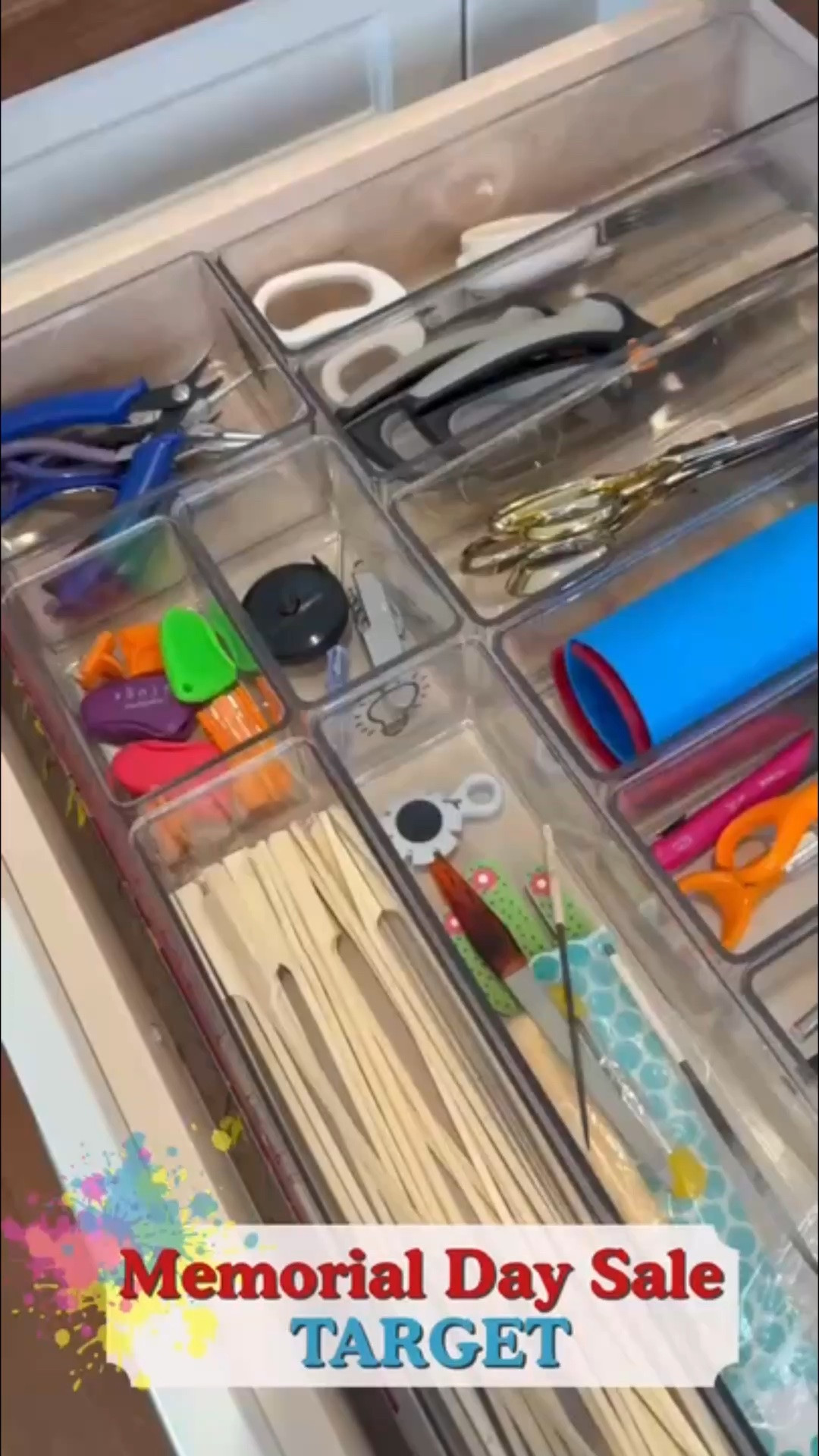 @Target   Memorial Day sale! My favorite drawer organizers for storing all of the things are on sale!

#LTKSaleAlert #LTKHome