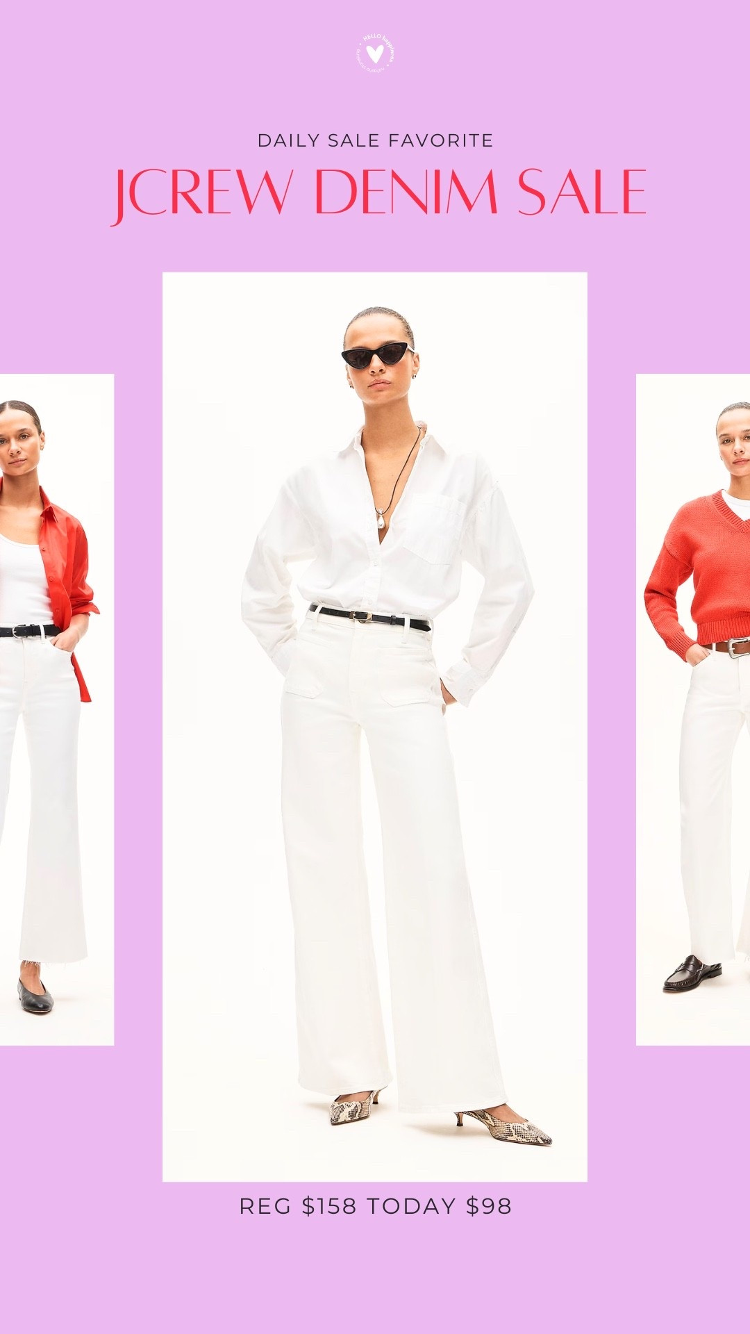 daily sale fav | Jcrew denim sale 

#LTKSaleAlert