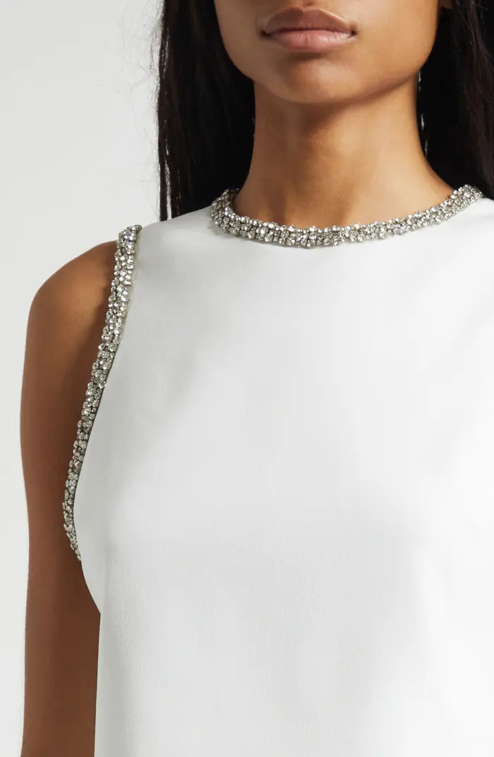 Amal Embellished Sleeveless Crop Top | Nordstrom