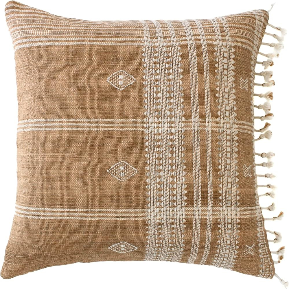 CASA BOHO Decor Pillow Cover Indian Bhujodi Pillows Japandi Decor Pillows Plaid Decor Pillows Pla... | Amazon (US)