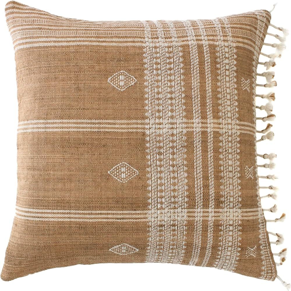 CASA BOHO Decor Pillow Cover Indian Bhujodi Pillows Japandi Decor Pillows Plaid Decor Pillows Pla... | Amazon (US)