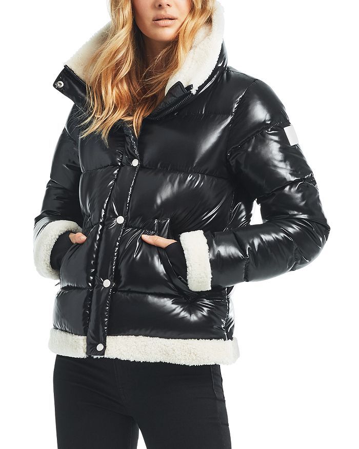 Gigi Shearling-Trim Down Jacket - 100% Exclusive | Bloomingdale's (US)