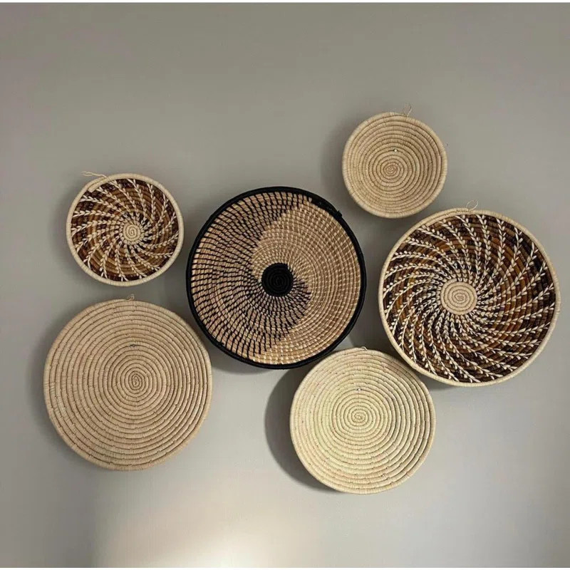 6 Piece African Baskets Wall Décor Set (Set of 6) | Wayfair Professional