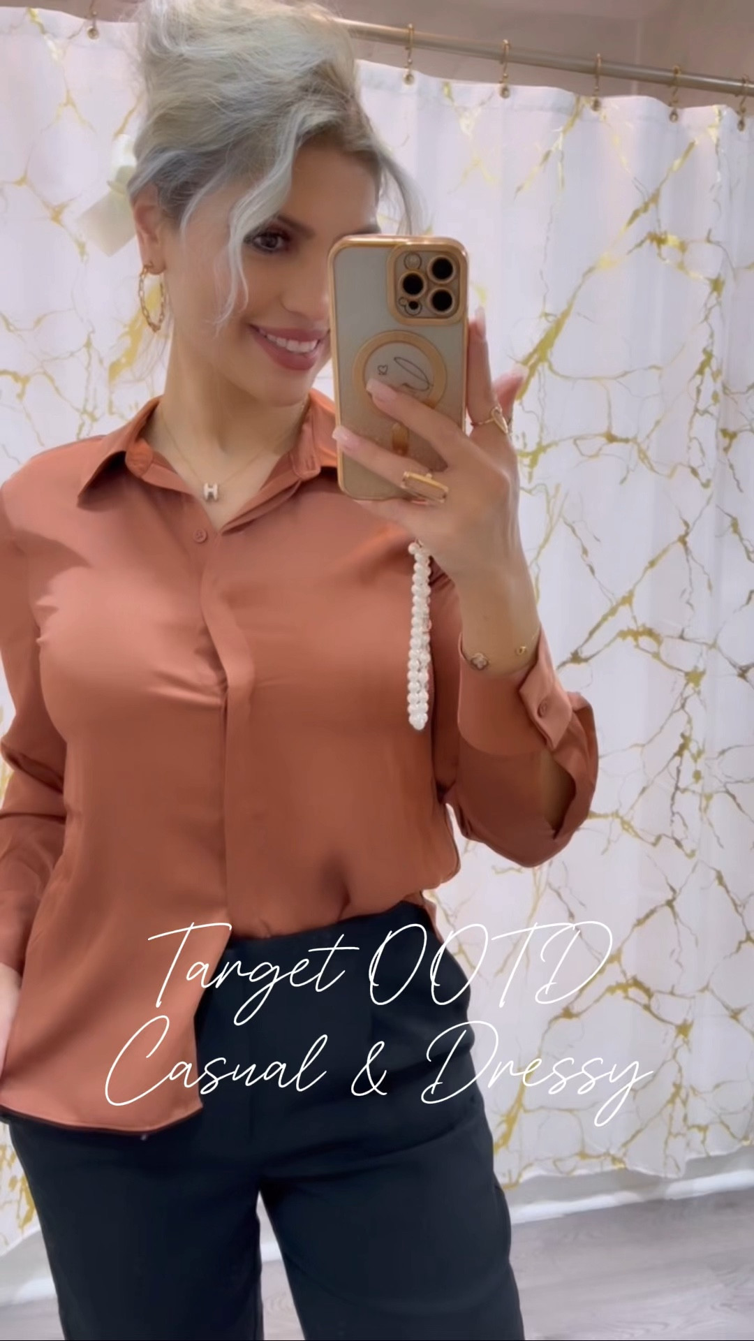 This chic and casual Target finds
Top size Small, pants size 4

#LTKFindsUnder50 #LTKVideo #LTKStyleTip
