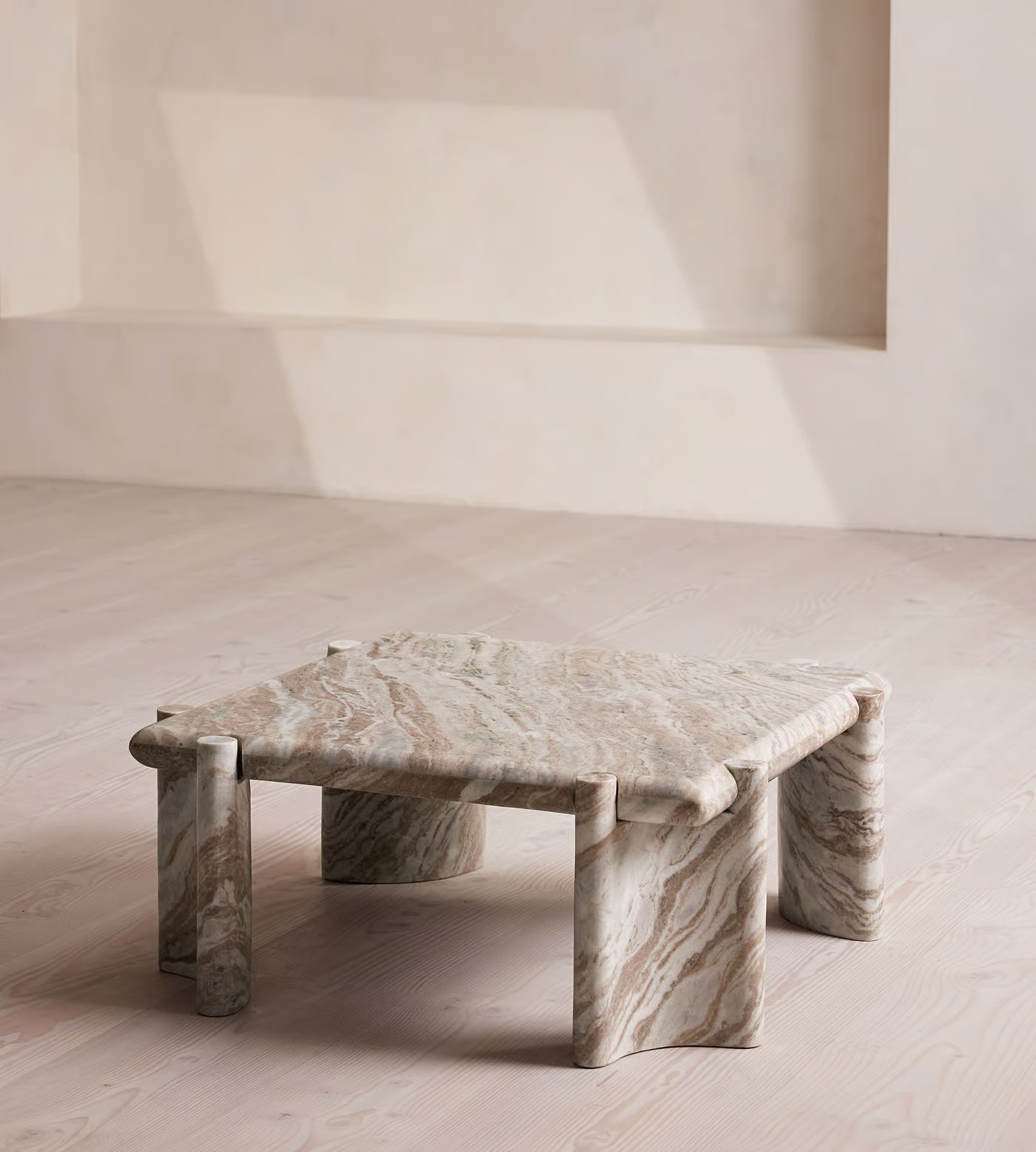 Lorella Coffee Table, Terra Bianca Marble - Soho Home | Soho Home Ltd