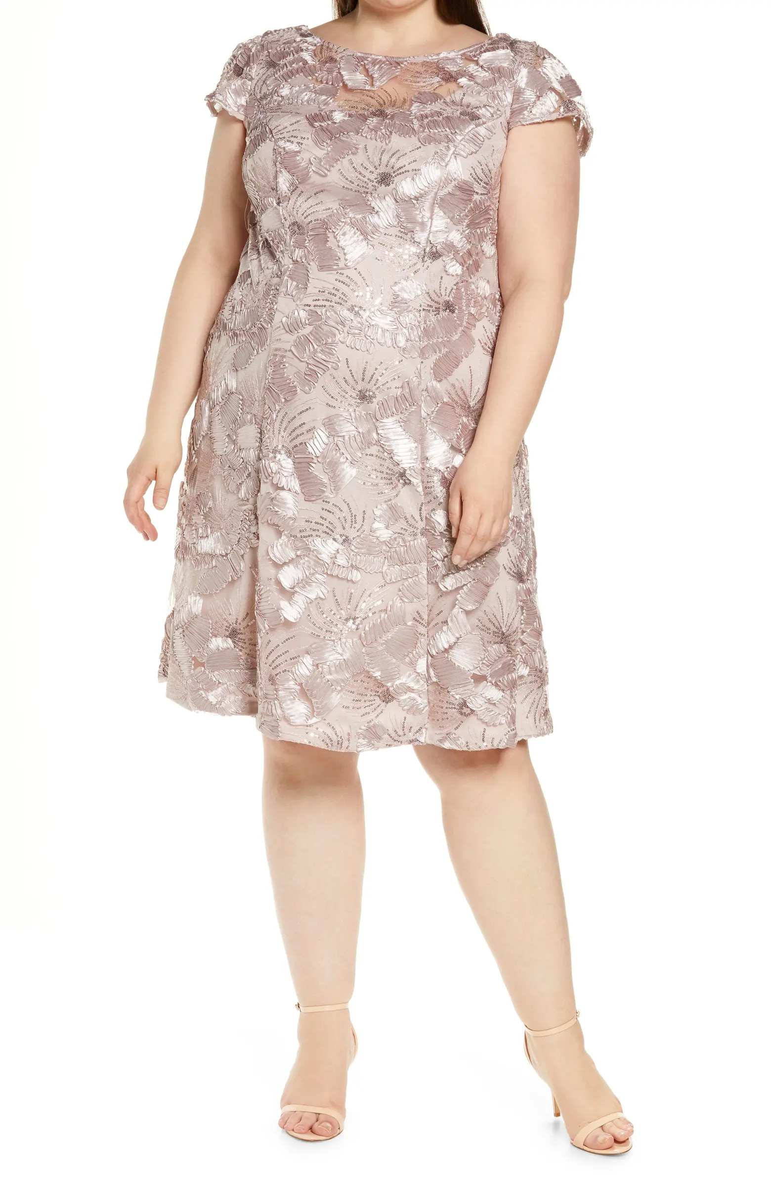 Alex Evenings Soutache Midi Dress | Nordstrom | Nordstrom