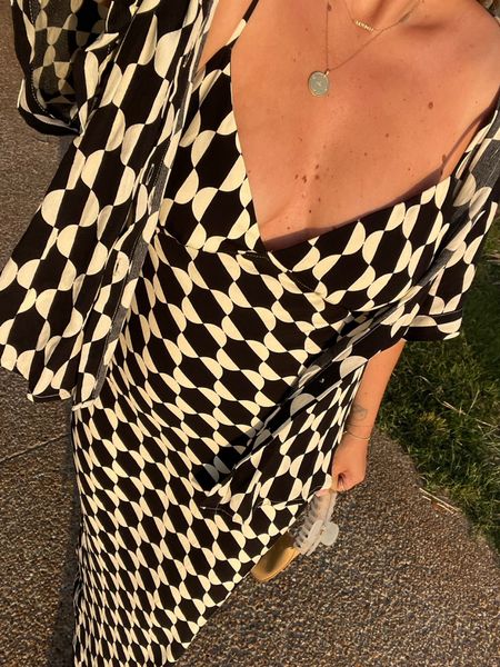 Summer maxi dress & matching cover up 🖤 TTS 
