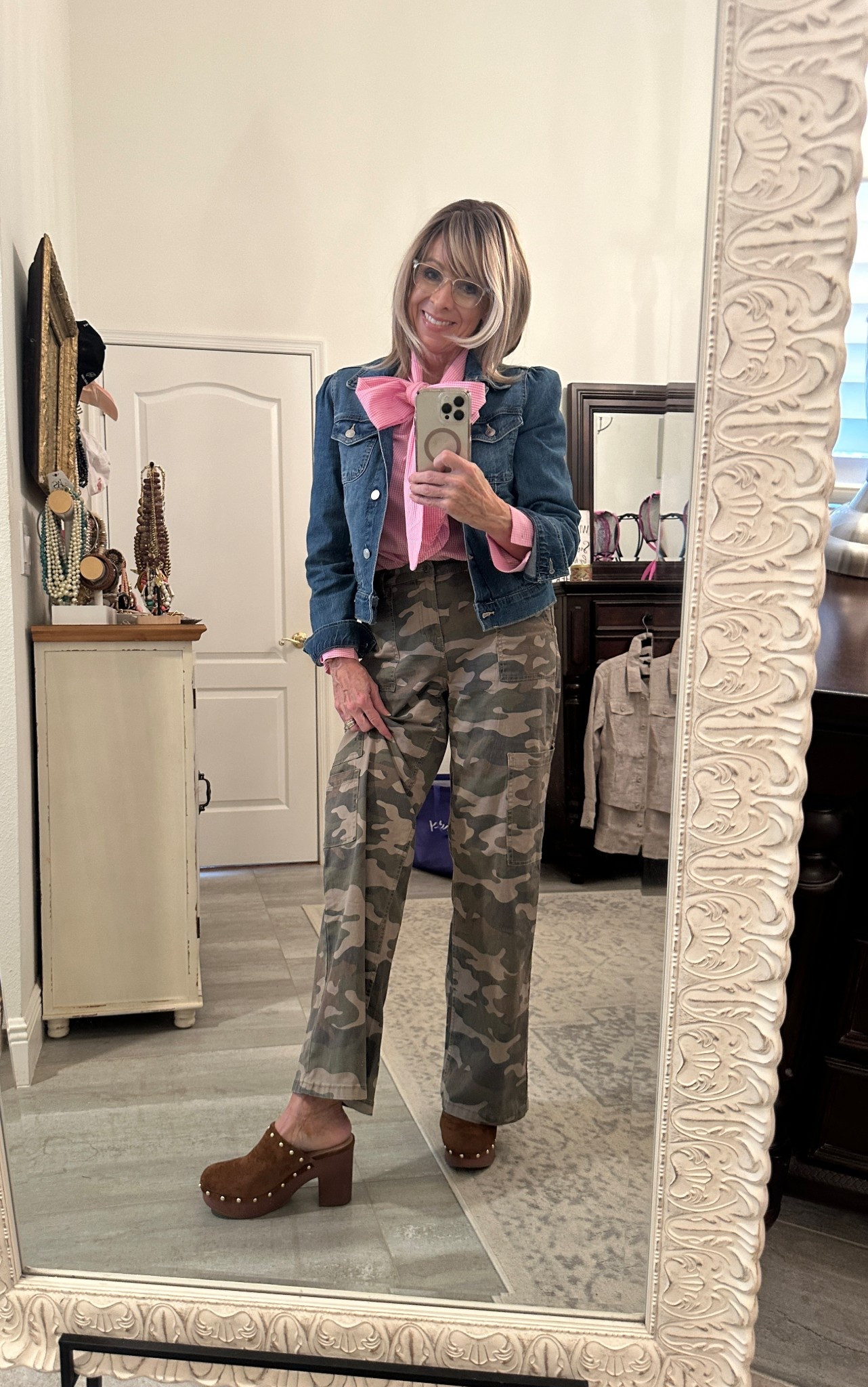 The viral camo pants have been restocked! Size down. You’ll love these! 

#LTKOver40 #LTKspring