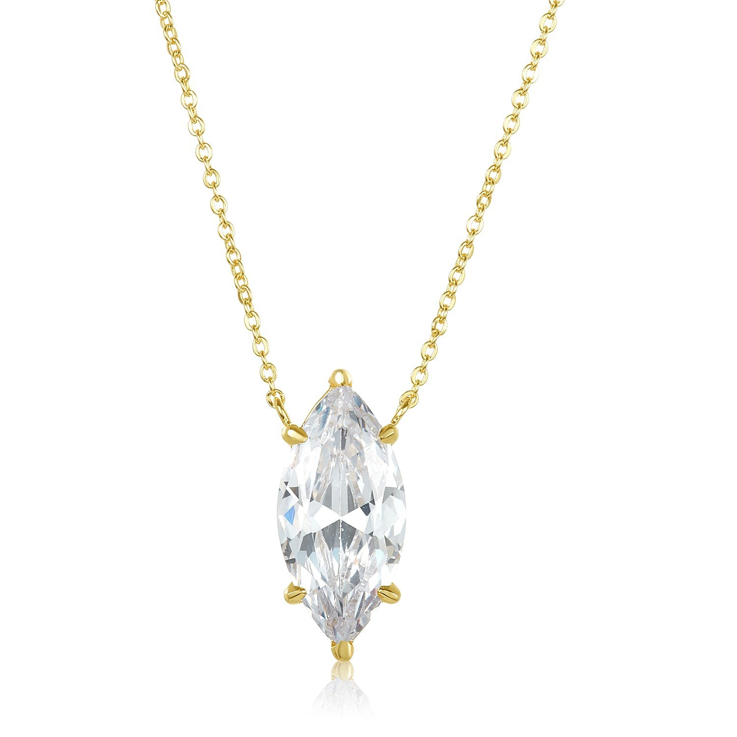 The Monarch Marquise Cut Necklace | Melinda Maria