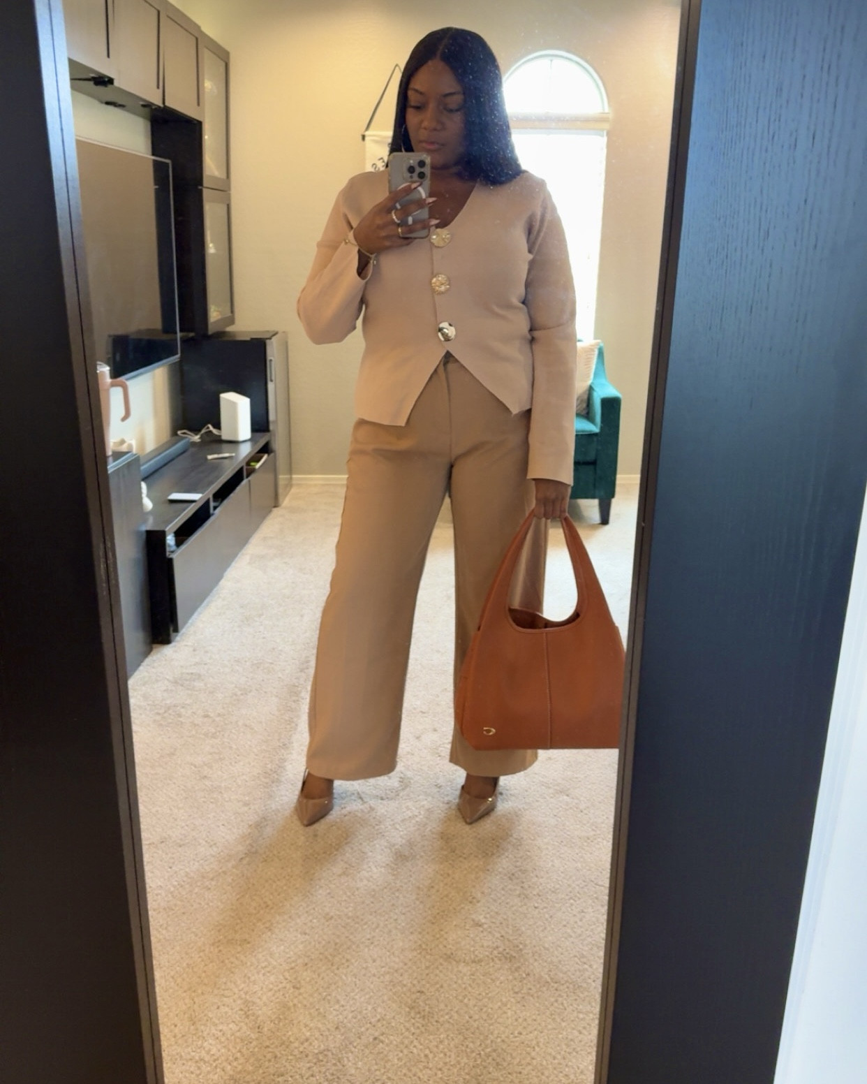 They made me come in office so I threw a fit ☺️😂

#LTKWorkwear #LTKMidsize #LTKootd