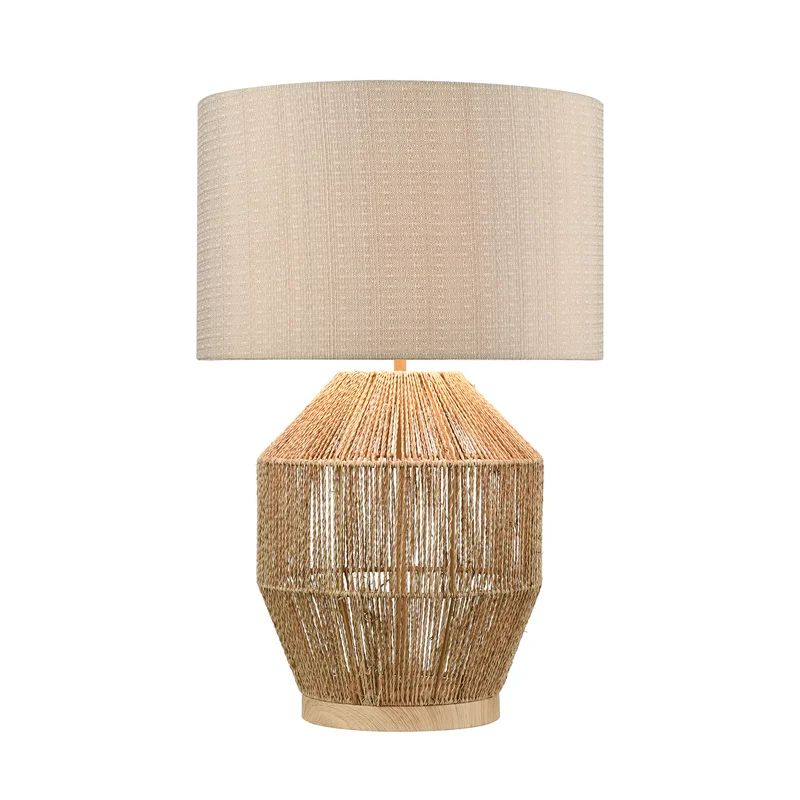 Hibbard 24" Brown Bedside Table Lamp | Wayfair North America