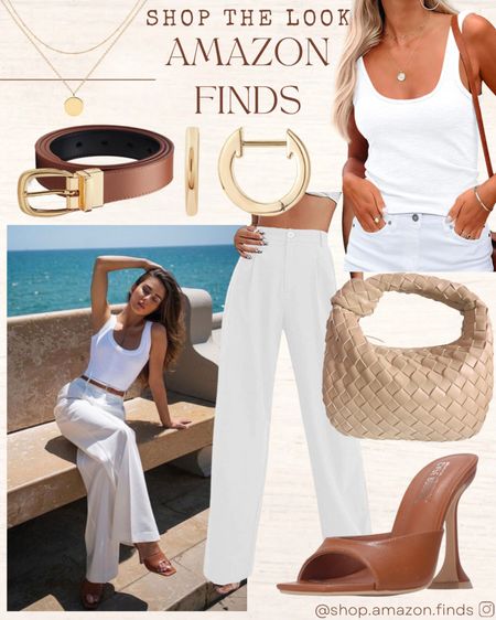 ✨Pinterest Inspired Look✨
Love this all white look for spring and summer. All pieces are from Amazon.

#LTKstyletip #LTKFind #LTKitbag
