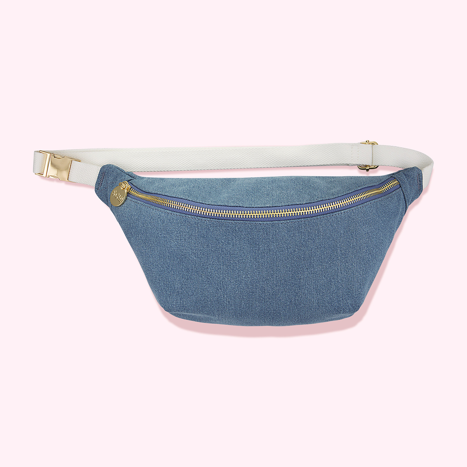 Denim Jumbo Fanny Pack | Custom Large Belt Bag | Stoney Clover Lane | Stoney Clover Lane