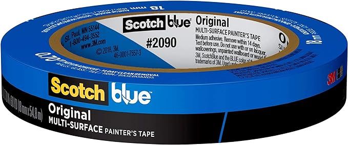 ScotchBlue Original Multi-Surface Painter's Tape, .70 inches x 60 yards, 2090, 1 Roll | Amazon (US)