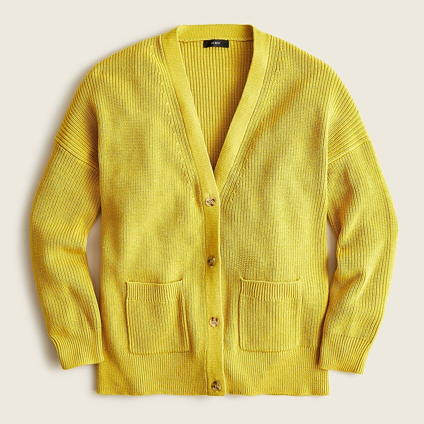 V-neck cotton-cashmere cardigan sweater | J. Crew US