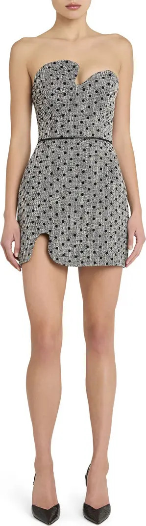 Puzzle Strapless Minidress | Nordstrom