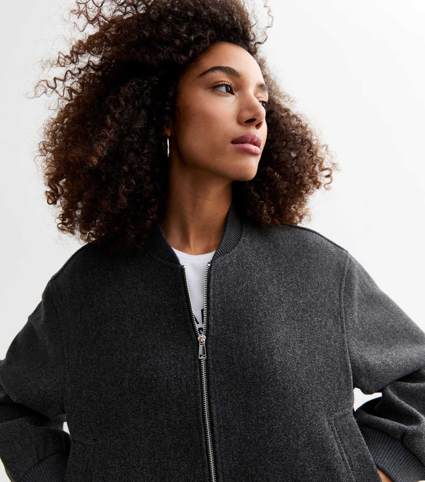 Grey Bomber Jacket  | New Look | New Look (UK)