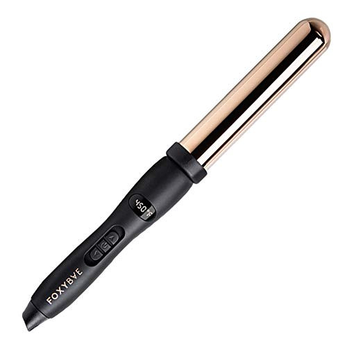 FoxyBae Wanderlux 32mm Curling Wand - Professional Rose Gold Titanium Hair Curling Iron with Temperature Control - Auto Shut Off & LCD Display | Amazon (US)