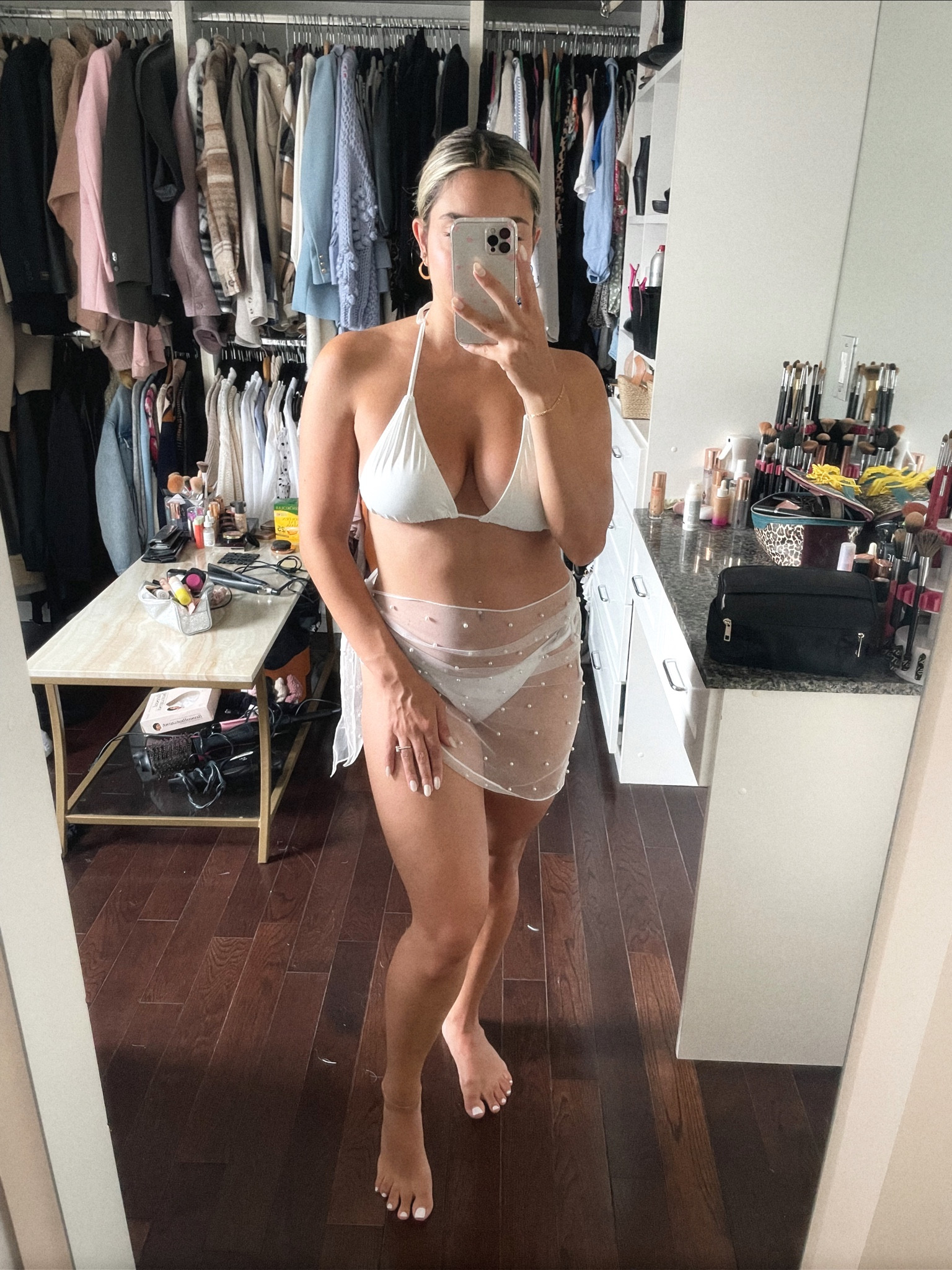 The perfect bridal swimwear ensemble! Bachelorette bikini, bachelorette swimwear, white bikini, wedding attire, shein swim, 437 swimwear. 

#LTKwedding #LTKswim #LTKunder50