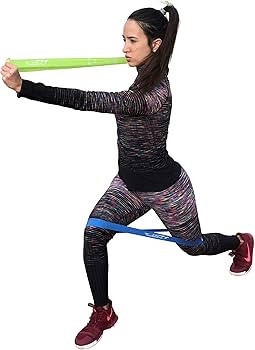Fit Simplify Resistance Loop Exercise Bands with Instruction Guide and Carry Bag, Set of 5 | Amazon (US)