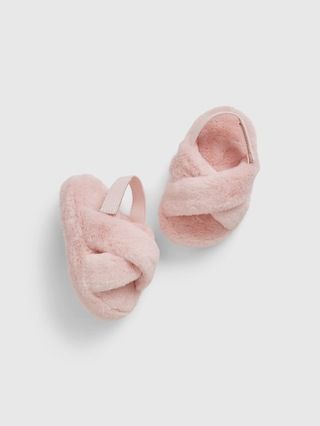 Baby Faux Fur Slide-On Shoes | Gap (CA)