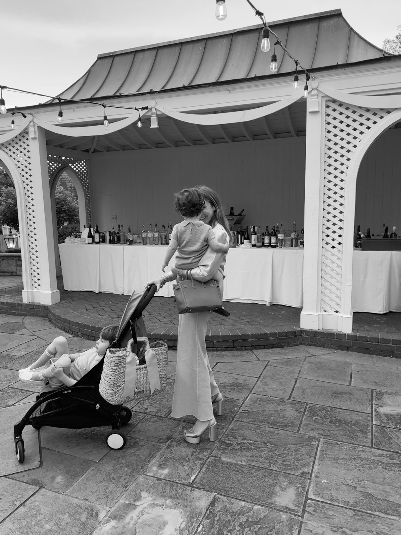 Chic Destree jacket as a top and my favorite white frame jeans, in a new wash!  