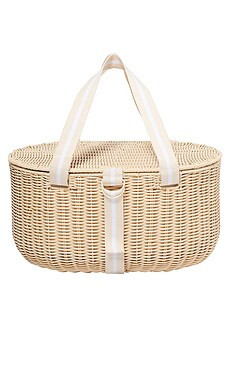 Sunnylife Large Picnic Basket in Le Weekend Natural from Revolve.com | Revolve Clothing (Global)