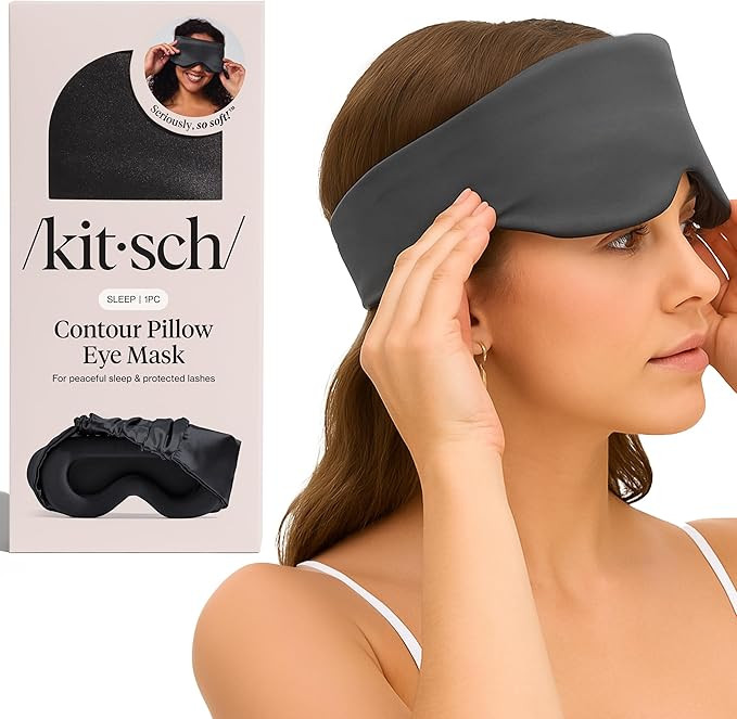 Kitsch Contour Pillow Eye Mask – Softer Than Silk Eye Mask for Sleeping, Blindfold Sleep Masks ... | Amazon (US)