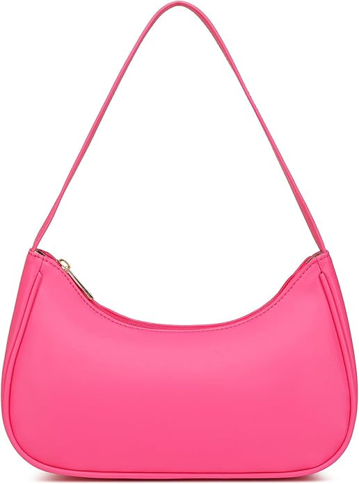 Shoulder Bags for Women Vegan Leather Hobo Sling Tote Handbag Retro Clutch Purse with Zipper Clos... | Amazon (US)