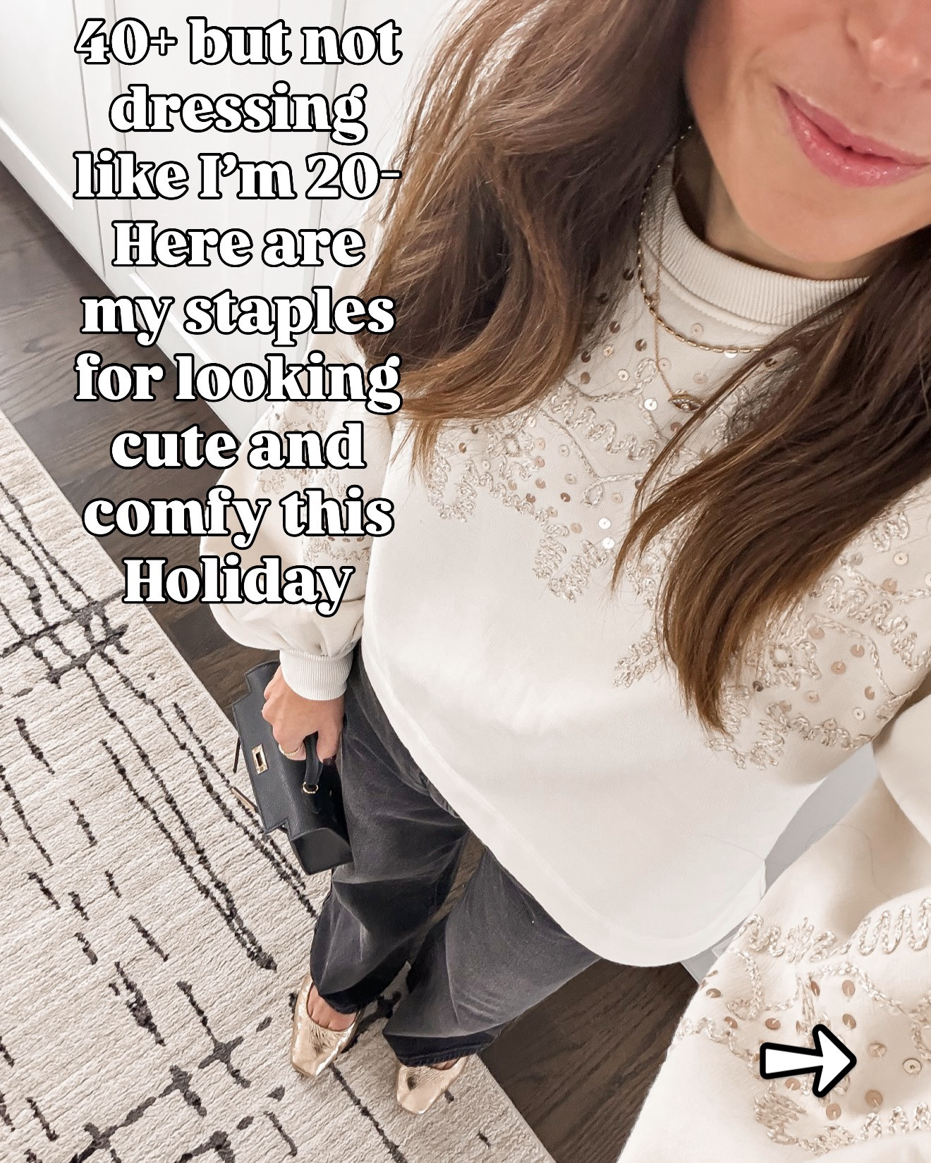 💬 “DEETS” and I’ll send everything your way!
40+ but not dressing like I’m 20 🙋🏻‍♀️
These are my holiday staples for looking cute, comfy, and put-together without trying too hard 🤍

Think:
✨ stretchy pants that feel like leggings
✨ festive tops that aren’t itchy or fussy
✨ denim that actually flatters
✨ cozy knits you’ll wear all season

Basically… holiday outfits that work IRL 🎄🥂
🔗


#LTKHoliday #LTKSeasonal #LTKOver40