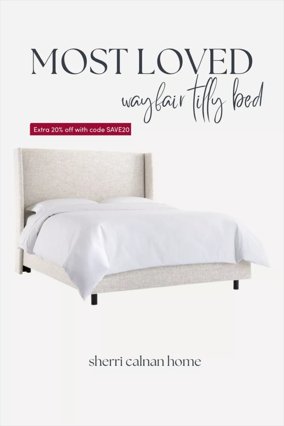 Tilly Upholstered Bed curated on LTK