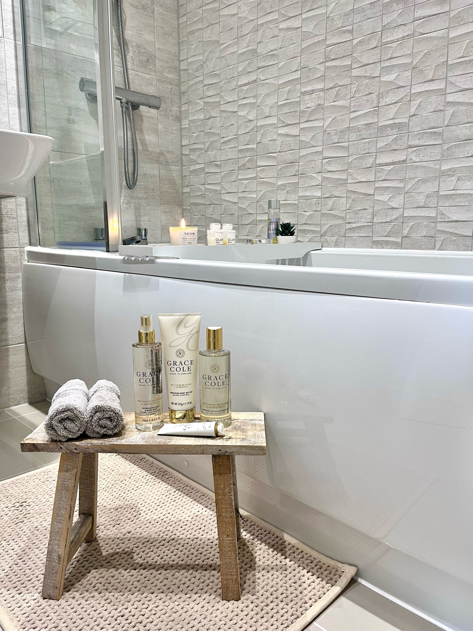 Self care products, luxury bath products, spring scent, bathroom styling, neutral bathroom 

#LTKspring #LTKhome #LTKuk