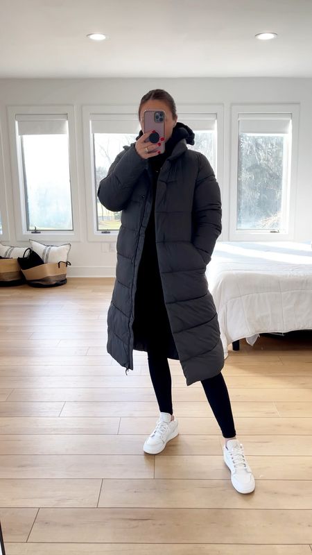 Love this long puffer coat! I have it in 2 colors now and it is so so comfortable. On sale 20% off today! White sneakers are older but similar are linked! 

Casual winter outfits 
#amazonfashion #puffercoat #outerwear

#LTKVideo #LTKsalealert #LTKfindsunder50
