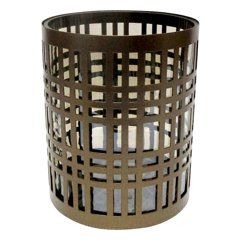 Moroccan Cutwork Hurricane Candle Holder, 6" | At Home