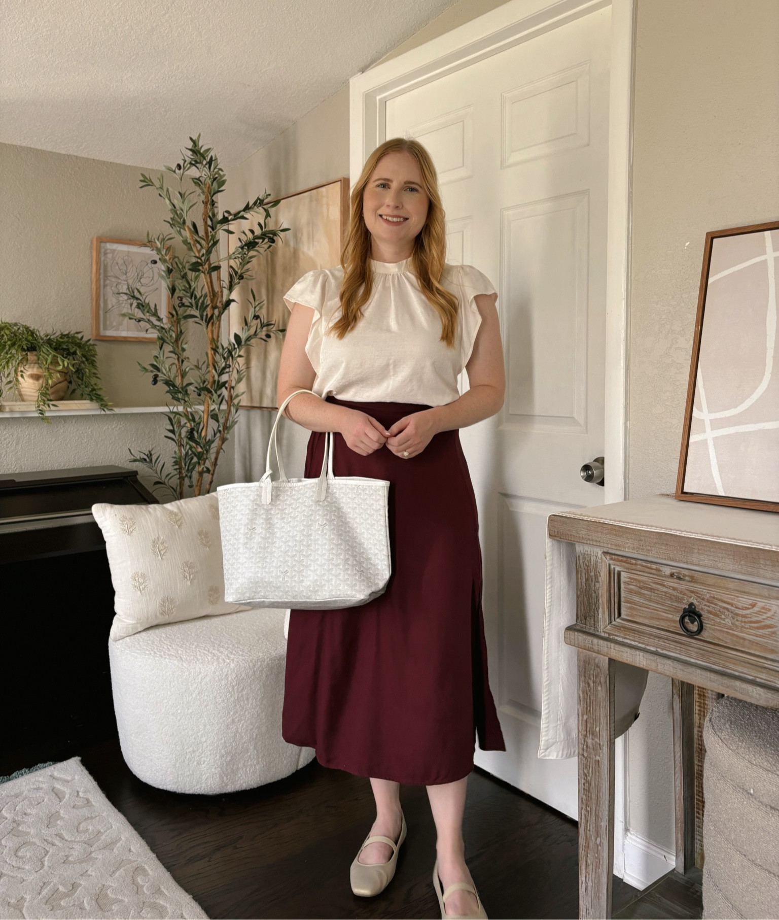 Cream blouse: M
Midi skirt: M
Teacher Outfit
Work Outfit
Old Navy fall fashion
Old Navy style

#LTKSeasonal #LTKBacktoSchool #LTKWorkwear