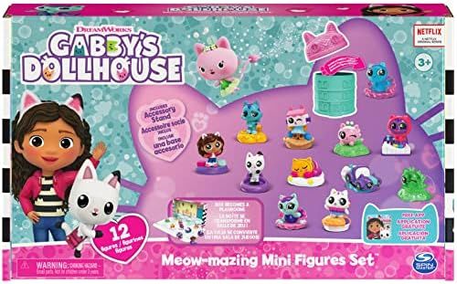 Gabby’s Dollhouse, Meow-Mazing Mini Figures 12-Pack (Amazon Exclusive), Kids Toys for Ages 3 an... | Amazon (US)