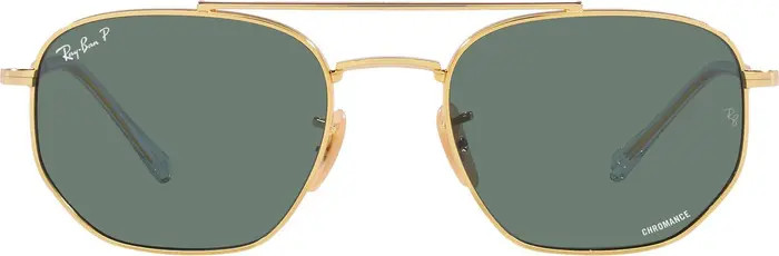 Ray-Ban 54mm Polarized Irregular Sunglasses | Nordstrom | Nordstrom