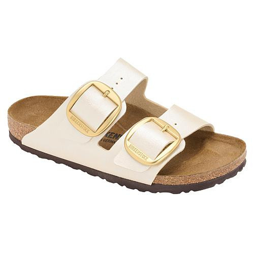 Birkenstock Arizona Big Buckle Sandals - Ivory/Off White - 7/7.5 | HSN