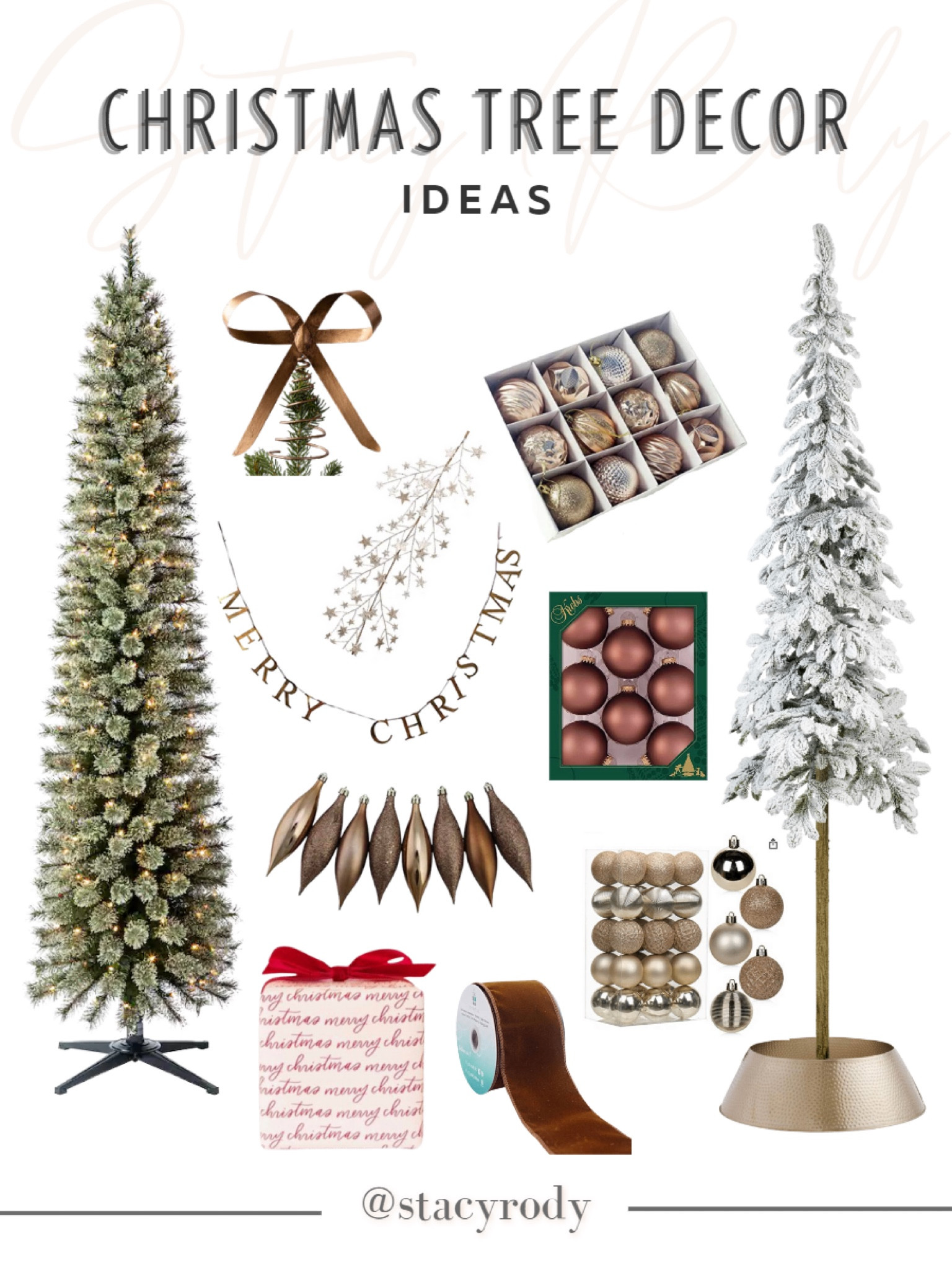 Christmas tree decor ideas. Home decor 

#LTKhome #LTKSeasonal #LTKHoliday