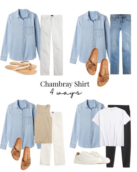 A chambray shirt is a must have staple for your spring wardrobe  

#LTKover40 #LTKstyletip #LTKSeasonal