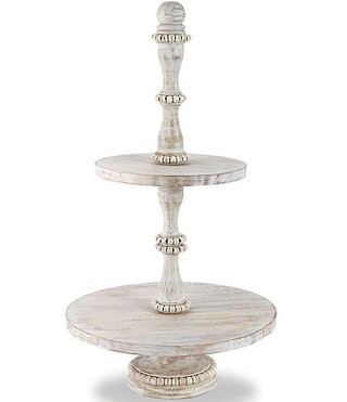 Classic Tall Beaded Tiered Server | Dillards