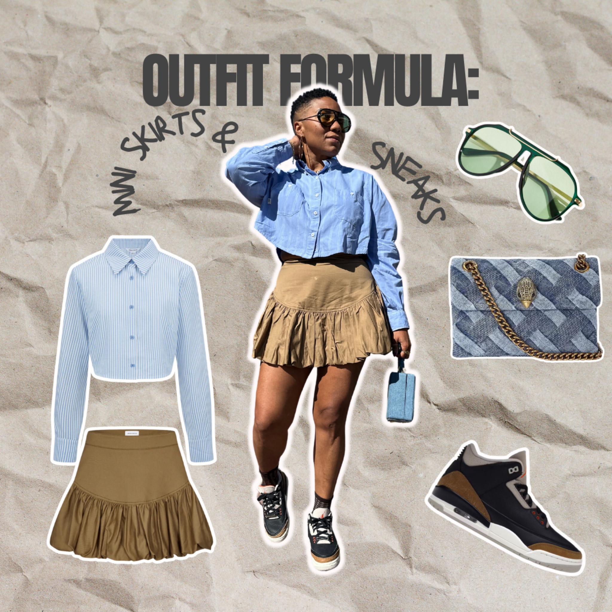 Mini Skirts and Jordan 3s!

Wearing a Large im the urban revivo mini skirtt