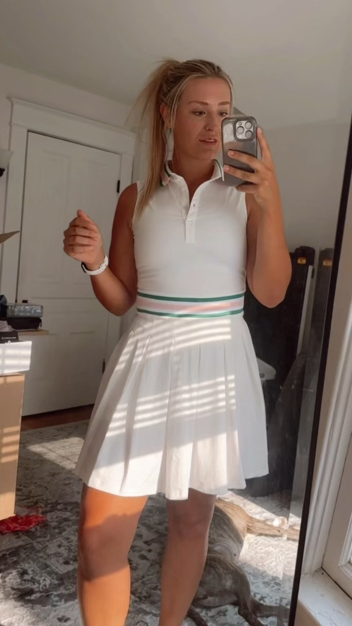 GIRLS RUN, DONT WALK TO THIS GOLF DRESS! From Amazon!!! Wearing a medium! This is seriously the cutest dress I’ve found so far. So flattering and insanely comfortable. Shorts come with too! Golf girls, this is for you!! 

#LTKVideo #LTKActive #LTKFitness