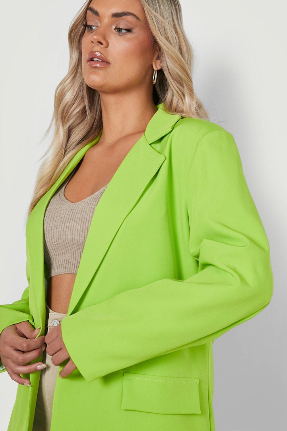 Plus Oversized Dad Blazer | Boohoo.com (US & CA)